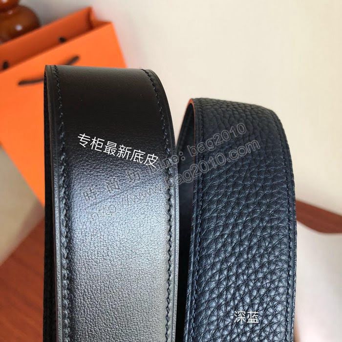 HERMES皮帶 愛馬仕皇家皮帶扣 雙面原版皮帶 專櫃最新 男士腰帶  hgh1964